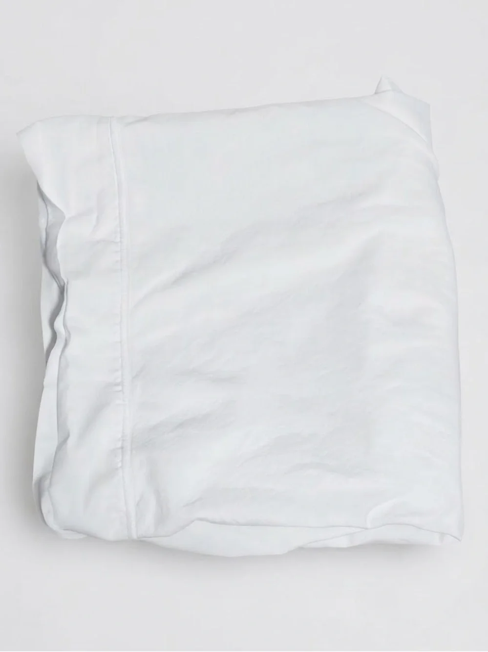 Frette One Bourdon White King Pillowcase Pair - Made in Portugal